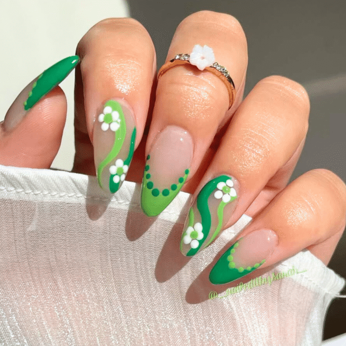 Green Nail Designs