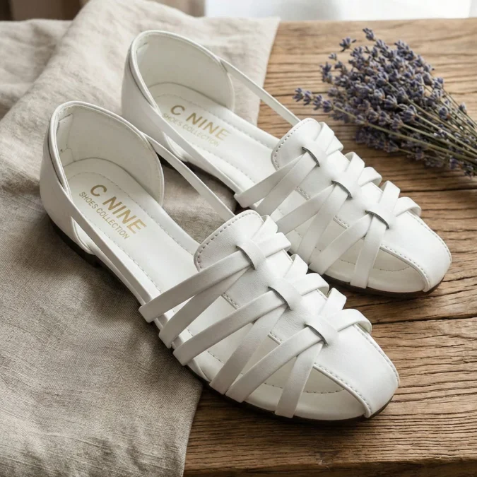 White Sandals